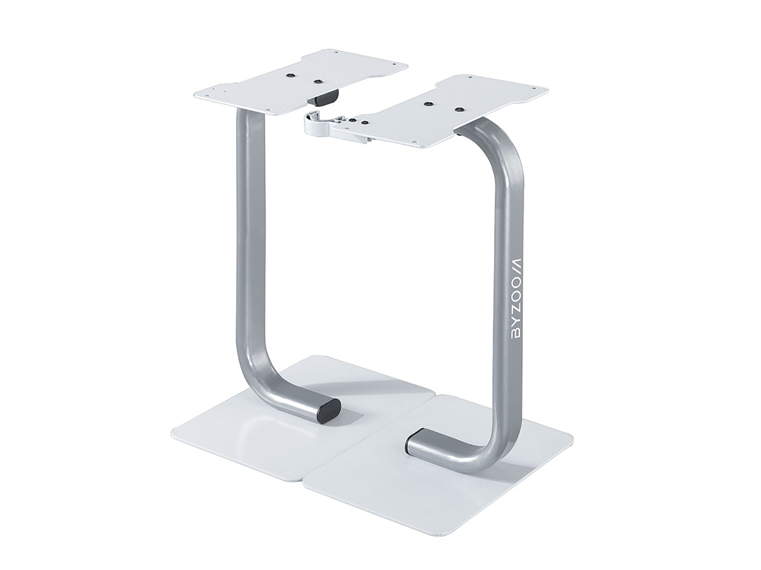 (5.6kg/12.5lb), (11.3kg/25lb) Adjustable Dumbbell Stand white