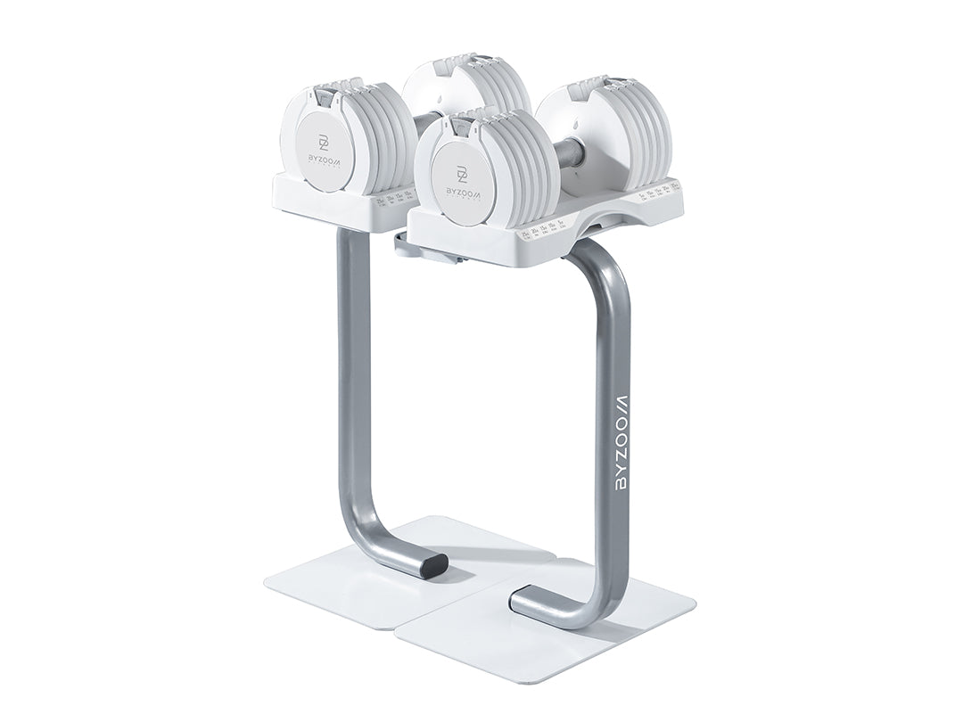 (5.6kg/12.5lb), (11.3kg/25lb) Adjustable Dumbbell Stand