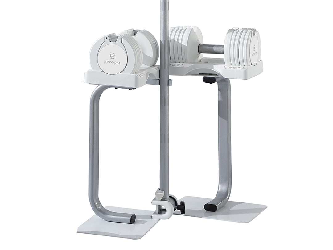(5.6kg/12.5lb), (11.3kg/25lb) Adjustable Dumbbell Stand