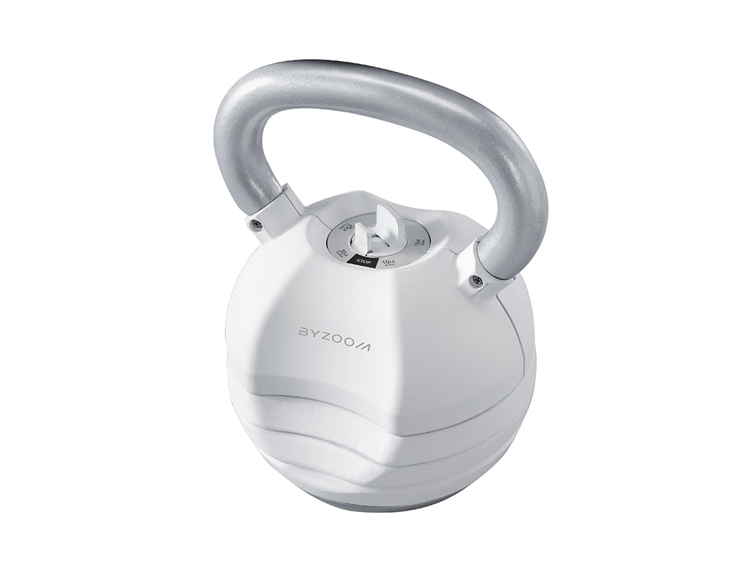 13.6KG/30LB Adjustable Kettlebell white
